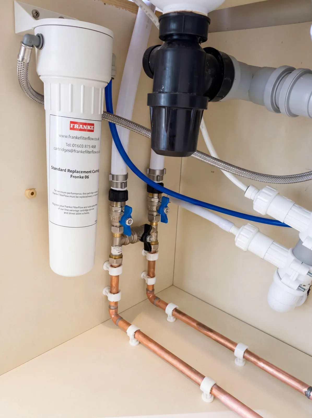Franke dual-flo drinking-water filter Eastleigh